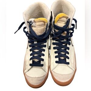 Nike Mid Blazer ‘77 Premium Sail Midnight Navy White